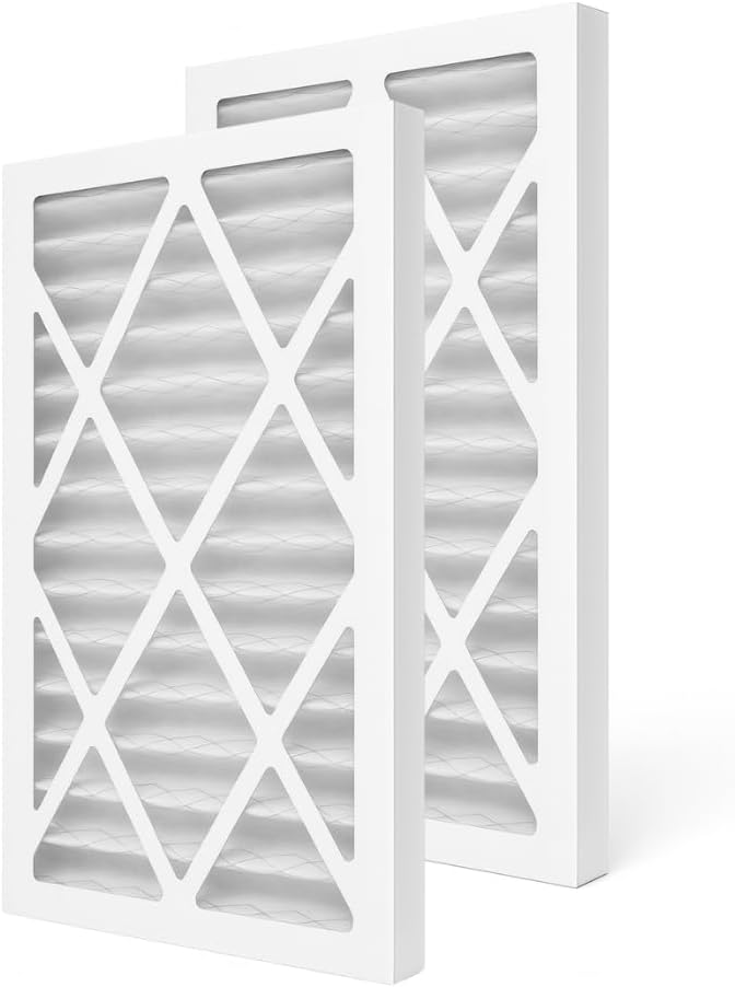 Nispira 5-Micron 3410 Outer Air Filter Replacement Compatible with WEN 3410 / POWERTEC AF4000 / Shop Fox W1830 / Grizzly G0738 Air Filtration System Part 90243-027-2, 2 Packs