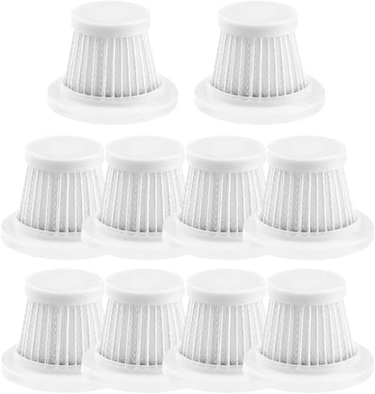 For HEPA Filter for Car Vacuum, Washable Reusable Vacuum Filter Replacement 10 Pack, Car Vacuum Cleaner Filter Set for Vehicle - 52x40x28mm