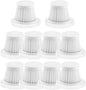 For HEPA Filter for Car Vacuum, Washable Reusable Vacuum Filter Replacement 10 Pack, Car Vacuum Cleaner Filter Set for Vehicle - 52x40x28mm
