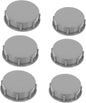 DOITOOL 6-Piece Drain Plug Caps Set 1.5 2 Waterproof Household Drainer Covers for Kitchen Bathroom Sturdy Blanking Caps for Waste Disposal