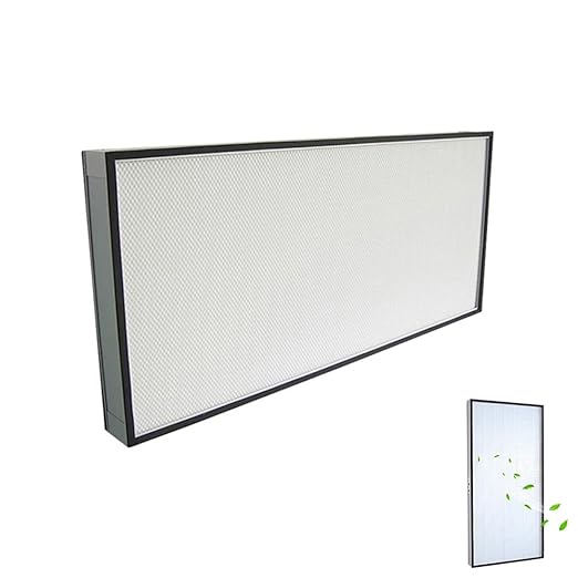 Laminar Flow Hood Filter Replacement Unit Replacement HEPA Filter Compatible with FFU Fan for Air Flow Clean Bench Class 100/ISO 5 Cleanliness 46x22x2.7in Size