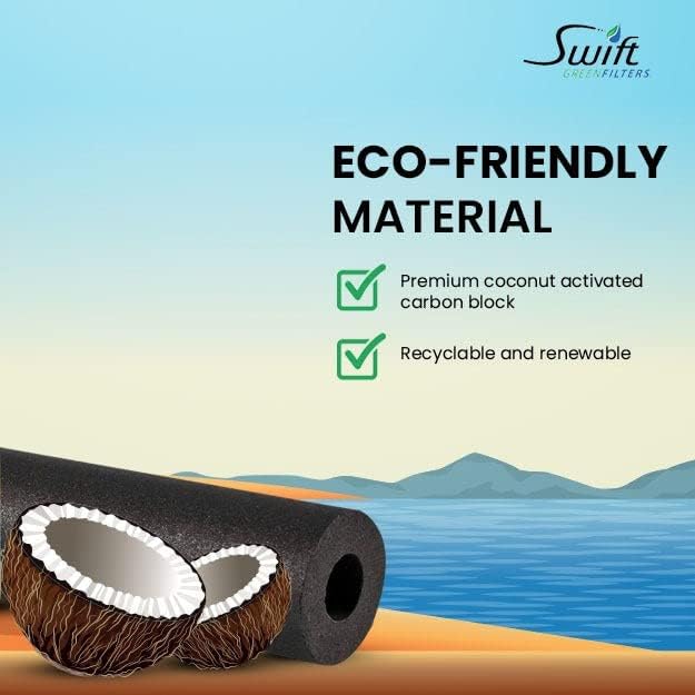Swift Green Filters SGF-1000 Compatible Commercial Water Filter for F-1000, Made in USA (6 Pack)