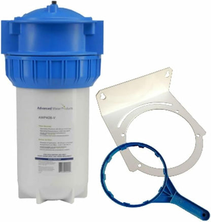 Viqua AWP40B-V Filter Housing Kit with Bracket and Wrench – Durable, Universal Water Filter Housing for Easy Installation and Maintenance, 4.5 x 10 Inch Filters
