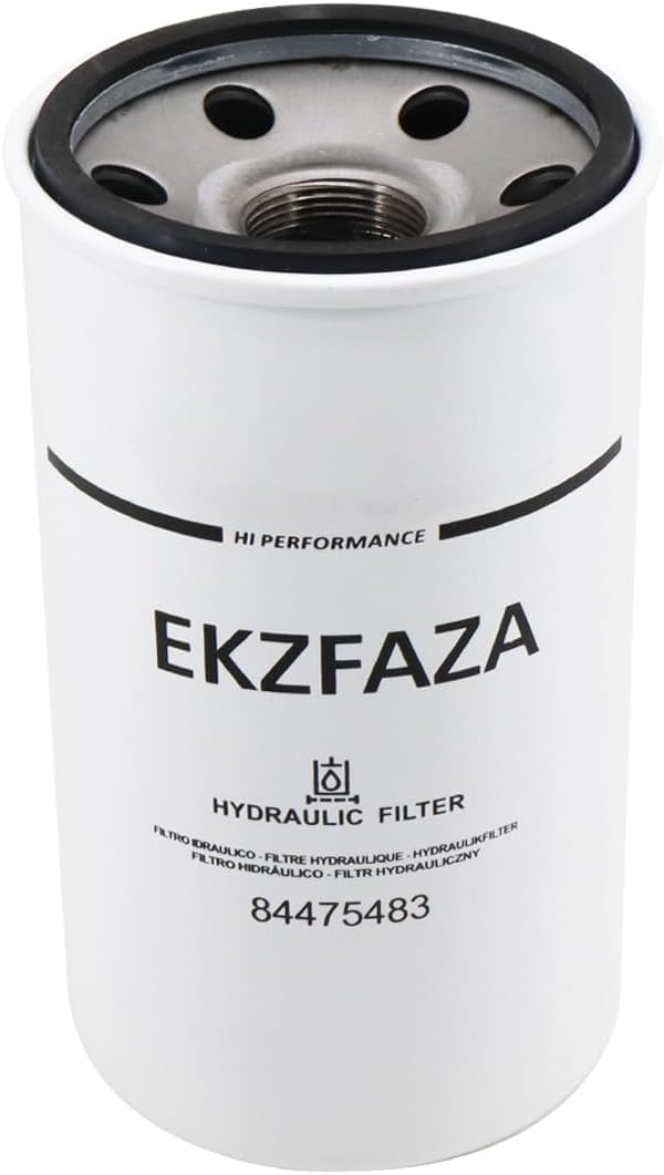 84475483 Hydraulic Oil Filter Replaces 87300043 Compatible with Holland TC18 TC21D TC23DA TC24D TC25 TC26DA TC29 TC30 TC31DA Tractor
