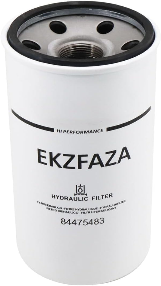 84475483 Hydraulic Oil Filter Replaces 87300043 Compatible with Holland TC18 TC21D TC23DA TC24D TC25 TC26DA TC29 TC30 TC31DA Tractor