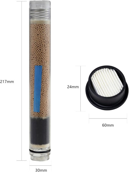 TUXING 4500PSI Scuba Diving Air Compressor Water Oil Filter Tube for Water Oil Separator Absord Moisture Absord Water for TXESB042 Model L217mm*OD30mm*ID30mm (Filter Tube)