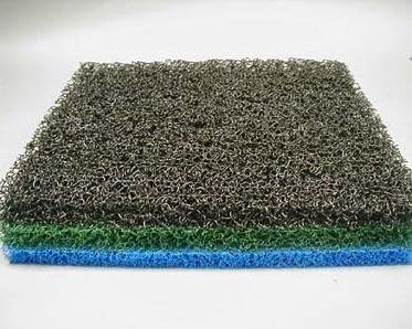 3 Sheets 3 Color Matala Pond Filter Mat Koi Media Pad 19" X 24" Black, Green, Blue
