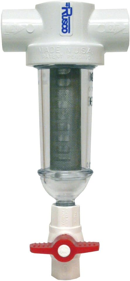 Rusco Spin Down Filter SS Screen T Style 3/4 FPT - 100 Mesh (152 mic)