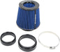 KYOSTAR Universal 3/3.5/4" (75/89/100mm) High-Flow Air Filter, Reusable Cone Cold Air Intake, High Performance Clamp-On Car High Flow Dry Air Kit, Flange Diameter: 3/3.5/4 Inch, Height: 6.2 Inch, Blue