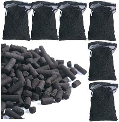Wave Point 55 lbs Premium Virgin Activated Carbon Charcoal Pellets (Bulk) for Aquarium Fish Tank Koi Pond Reef Filter Media, Air Filter & AC, Total 55 lb