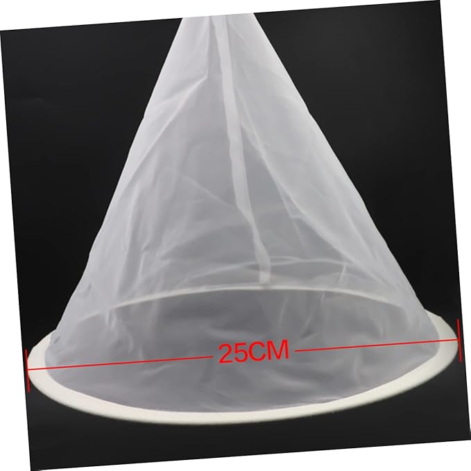KICHOUSE 2pcs Gauze Filter Net for Honey Fine Mesh Honey Strainer Tool for Home and Kitchen Use Reusable and Easy to Clean and Filtering Waste