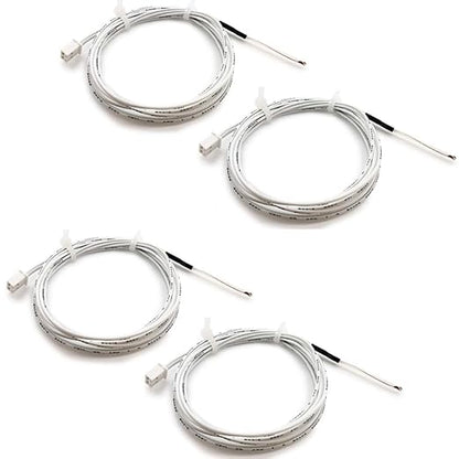 4Pcs Ender 3 Thermistor 1m/39.4Inches, 3D Printer ohm NTC 100K 3950 Thermistor Temp Sensor Compatible for Creality Ender 3/Ender 3 Pro/Ender 3 Neo/Ender 5/Voxelab Aquila, 2Pin XH2.54,