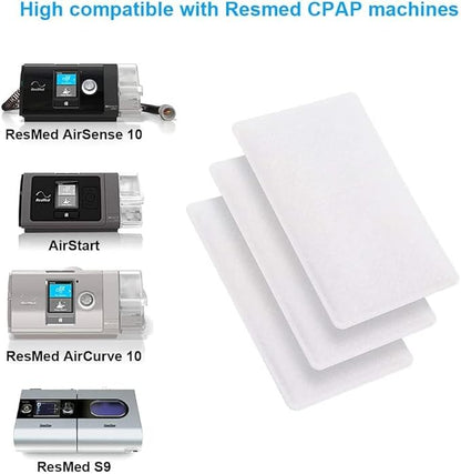 24 Packs CPAP Filters for ResMed AirSense 10, AirCurve 10, S9, and AirStart Series - Universal Replacement Filters for ResMed AirSense 10 Machine