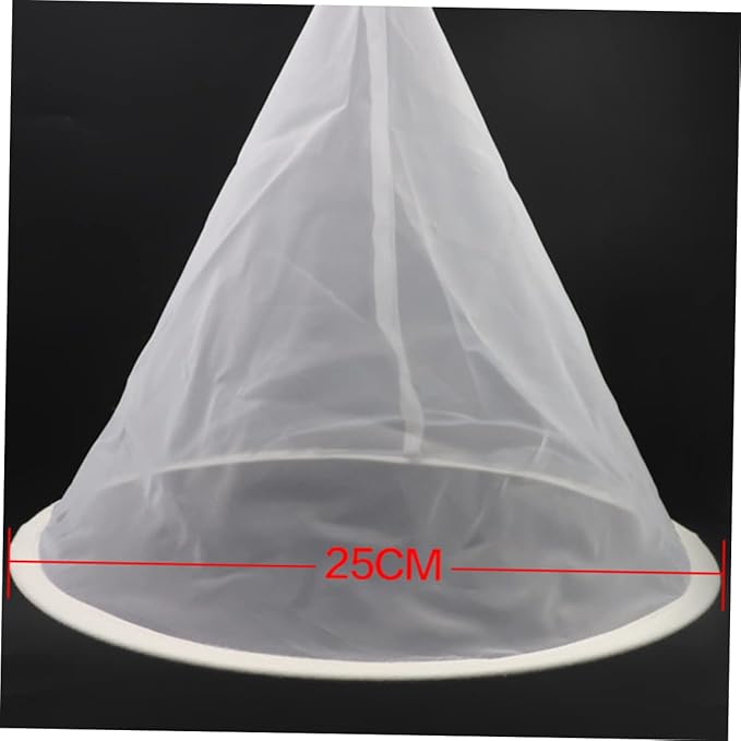 SECFOU 2pcs Fine Gauze Mesh Honey Strainer Filter Net for Kitchen Use for Homemade Honey Drinks and Filtering Waste Reusable and Easy to Clean