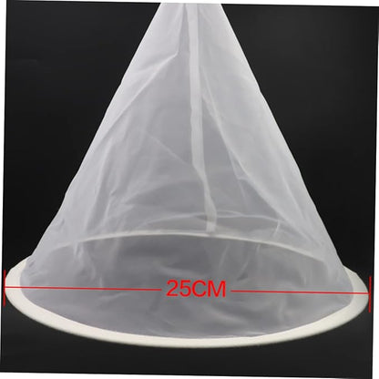 SECFOU 2pcs Fine Gauze Mesh Honey Strainer Filter Net for Kitchen Use for Homemade Honey Drinks and Filtering Waste Reusable and Easy to Clean