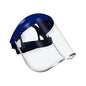 Blue Eagle Full Face Impact Resistant Safety Faceshield (B1BL+FC48) | Clear | Extrusion-Grade Polycarbonate Visor | 1 Set + Replacement Visor