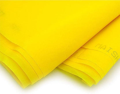 Silk Screen Printing Mesh, 100/110/120/140/160/180/200/250/300Mesh, White Yellow for Screen Printing Machine Equipment Accessories, Filter Painting, Polyester Fabric (120M/48T White)