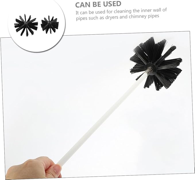 Garneck 2pcs Dryer Brush Chimney Cleaner Tool Pipe Cleaners Bulk Scrubber Brush for Air Duct Cleaning Home Cleaning Supplies