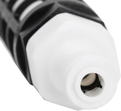 Portable Water Inlet Filter for Misting System – Self-Priming Water Filter Replacement 4.9In, Tasteless PP Plastic Water Inlet Filter for Humidification Sprayer, Lawn Garden Fogger (Pack of 1)