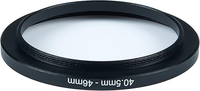 40.5mm to 46mm Step-Up Ring Filter Adapter for All Brands UV ND CPL Metal Ring Step-Up Rings Adapter Filter (40.5mm-46mm)