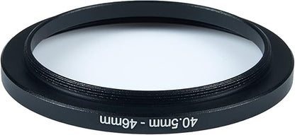 40.5mm to 46mm Step-Up Ring Filter Adapter for All Brands UV ND CPL Metal Ring Step-Up Rings Adapter Filter (40.5mm-46mm)
