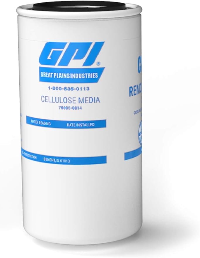 GPI P-25-10-1 3/8 Quick-Fit Particulate Replacement Filter for use with Fuel Transfer Pumps up to 25 GPM (95 LPM), 10 Micron, 1-3/8-12 UNF Thread (GPI Genuine Accessory 129340-07)