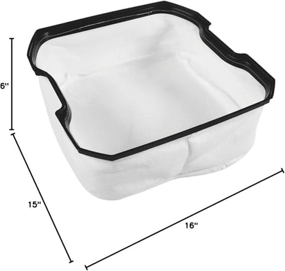 Fein Permanent Filter Bag for Fleece Filter Bag Replacement - High-Capacity, Excellent for Dust Control in Turbo I and II Dust Extractors - 31345064010