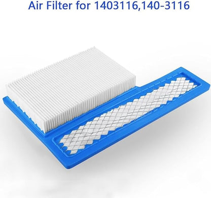 122-0836 Oil Filter 140-3116 Air Filter for Cummins Onan 5500 7000 RV Generators HGJAA HGJAB HGJAC Marquis Gold/RV QG Marquis Platinum QG EFI-Oil Change Kit