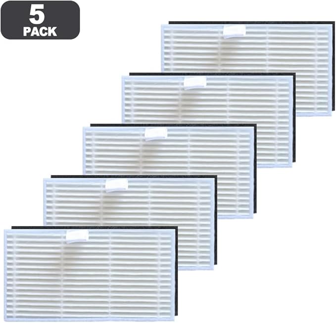 Washable HEPA Filters For Uninell UR3 Robot Vacuum Cleaner, Filter Paper Captures Fine Dust, Sturdy And Long-Lasting, Helps Keep Air Fresh And Floors Hygienic(20 PACK)