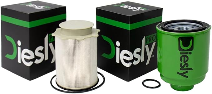 Diesly Pro 6.7L Fuel and Oil Filters | LIFETIME INJECTOR WARRANTY | Replacement for 2013-2018 Dodge Ram 2500 3500 4500 5500 | Replaces# 68197867AA, 68157291AA, 5083285AA Diesel Engines