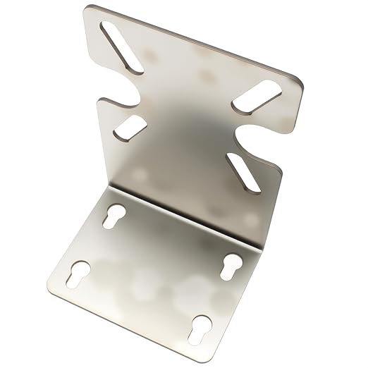 FDXGYH 2 Pcs Stainless Steel Water Filter Housing Bracket Water Purifier RO Machine Metal Housing Fixed Bracket [10-inch/20-inch, 1.7mm Thickness]