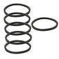 6PCS 56mm (2.2") Narrow Edge Rubber Sealing Gaskets - Leak-Proof Washers for Kitchen Sink Drain, Waste Pipe & Flat Sliding Joints