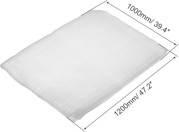 PATIKIL 47" x 39" Air Conditioner Air Filter Material, Plastic Dustproof Filtering Screen with Filtration Film for Air Conditioning, White