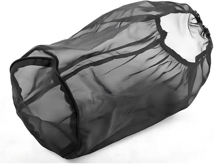 Air Intake Filter Sock Cover, Waterproof Dustproof Air Cleaner Protective Cover, High Flow Cone Car Intake Filter Rain Sock, Universal Car Accessories for SUV, Truck, ATV (Large)