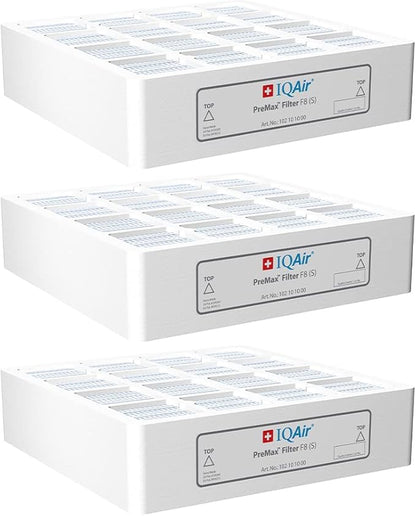 IQAir PreMax Prefilter 3 Pack - Genuine Replacement Air Filter For IQAir HealthPro Series - Controls Coarse and Fine Particles - Dust, Mold Spores, and Powder - Swiss Made Filters For Air Purifiers