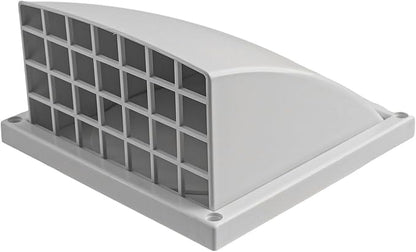 ABS Exterior Wall Ventilation Grille with Valve for Kitchen Bathroom Range Hood Duct Outlet 100mm 125mm 150mm Pipe Connection Weatherproof Air Exhaust(100MM)