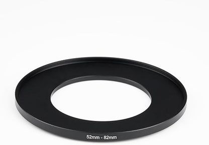 52mm to 82mm Step-Up Ring Filter Adapter,for All Brands UV ND CPL, Metal Ring Step-Up Rings Adapter Filter (52mm-82mm)