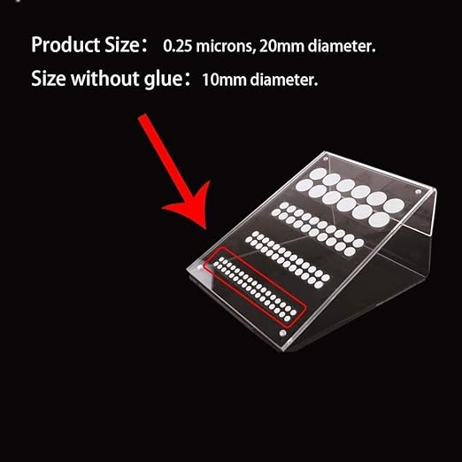 [64 pcs Synthetic Filter Paper Stickers (20mm Diameter)]+[64 pcs Self Healing Injection Ports (20mm Vial Rubber Stop)]