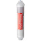 iSpring FA15 Alkaline Inline Water Filter Cartridge, 10” x 2” with 1/4” Quick Connect, NSF Certified, Add-on for RO Systems, Balances pH & Restores Minerals, 3-Layer Replacement Filter