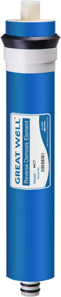 iSpring Greatwell NSF Certified Reverse Osmosis Membrane 75 GPD 11.75” X 1.75”, Replacement Fits Standard Under Sink RO Drinking Water Filtration System, MC7