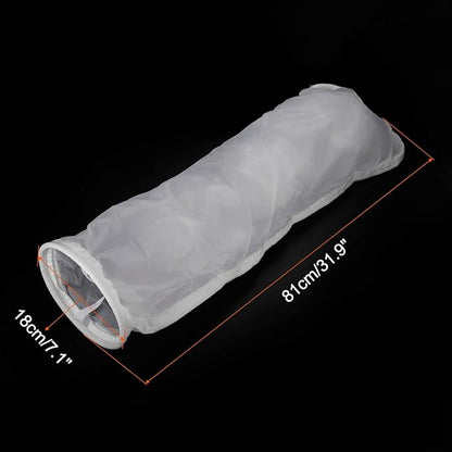 uxcell Paint Filter Bag 300 Mesh (31.9"x7") Nylon Strainer for Filtering Paint, Gasoline, Fuel