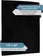 Activated Carbon Filter Replacement for Whynter Portable AC - 7.5" x 15" Portable AC Filter - Absorbs Odors and VOCs, Ideal for ARC‑14S, ARC‑14SH, and ARC‑141BG (ARC‑CF‑14S) Models