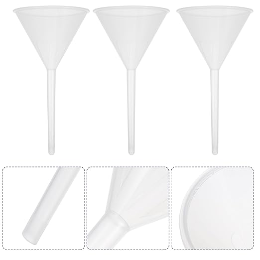 Veemoon 10pcs 90mm Plastic Triangle Funnels Pp Laboratory Filling Funnels Scientific Filter for Lab and Industrial Liquid Transfer