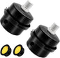 2 pcs 3/8" Thread Air Compressor Silencer, Air Compressor Intake Filter Sound Muffler Accessories 16mm for generators, blowers, exhaust ports