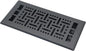 Floor Vents Heavy Duty Walkable Steel Floor Registers 4x10 Inch Floor Air Vent Easy Adjust Air Supply Lever Floor Vent Register Black Color