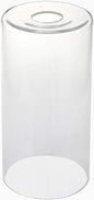 GoLucky Cylinder Lamp Fixture Shade Replacement - White/Frosted/Bubble/Clear/Opal Glass With 1-5/8 Inch Fitter (Clear, 3''(D) X 6''(H))