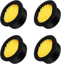 4pcs Air Compressor Replacement Filter Elements,Air Compressor Intake Paper Filter Sound Muffler Accessories for generators,blowers, exhaust ports H-068