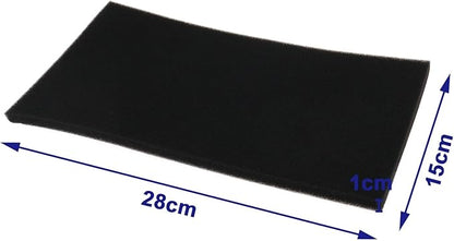 2pcs Air Filter Foam 28x15x1cm 60PPI Filter Mat Filter Insert for Scooter Motorcycle Quad Lawn Mower Brush Cutter Motor Hoe Chainsaw Carburettor