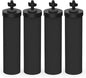 Lifefilter Replacement for BB9-2 Black Purification Water Filter, Compatible with Berkey® BB9-2 Black Filters and Berkey® Gravity Water Filter System, 4 Pack