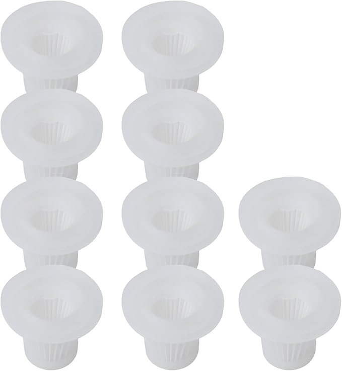 For HEPA Filter for Car Vacuum, Washable Reusable Vacuum Filter Replacement 10 Pack, Car Vacuum Cleaner Filter Set for Vehicle - 52x40x28mm
